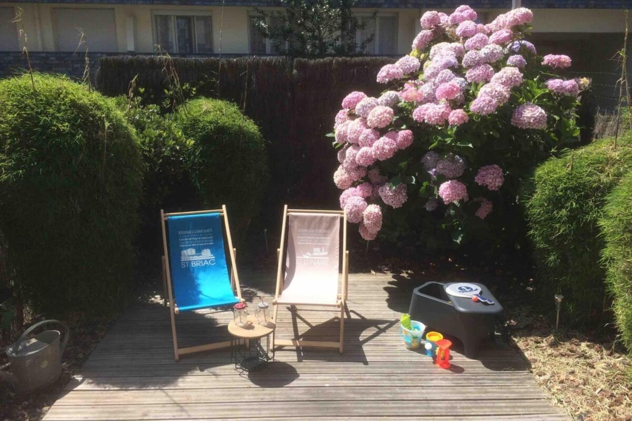T2 50m du marchéplagesjardin privérue calme Dinard Exterior foto